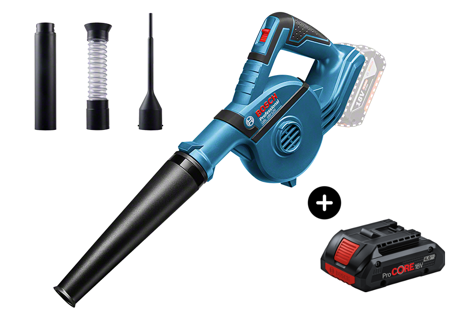 Bosch Professional Blau Akku-Laubbläser ""Gbl 18V-750"" Ohne Akku Ohne Ladegerät von Baur - Image 3
