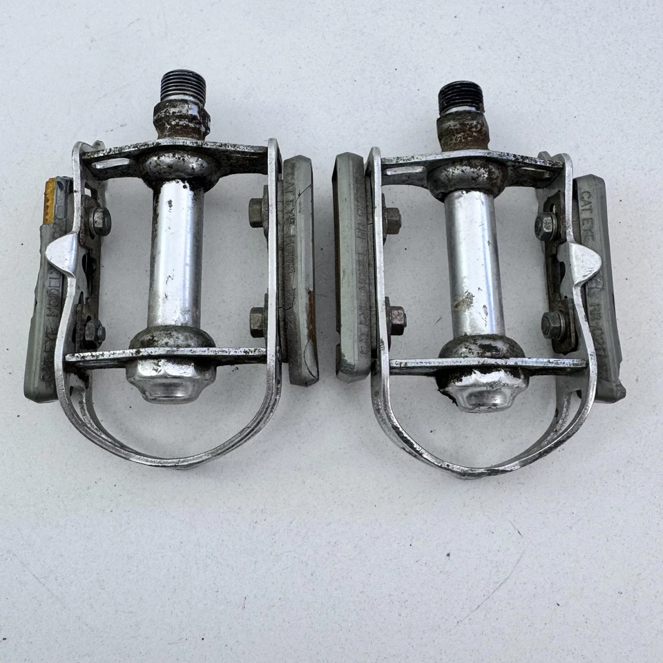 De colección KKT Kyokuto Top-Run Bicicleta Pedales Par Pluma Plataforma Japón Carretera A24 Foto 3 de 4