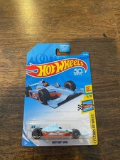 2018 Hot Wheels GULF INDY 500 OVAL Lt Blue 5/10 #123 Legends of Speed