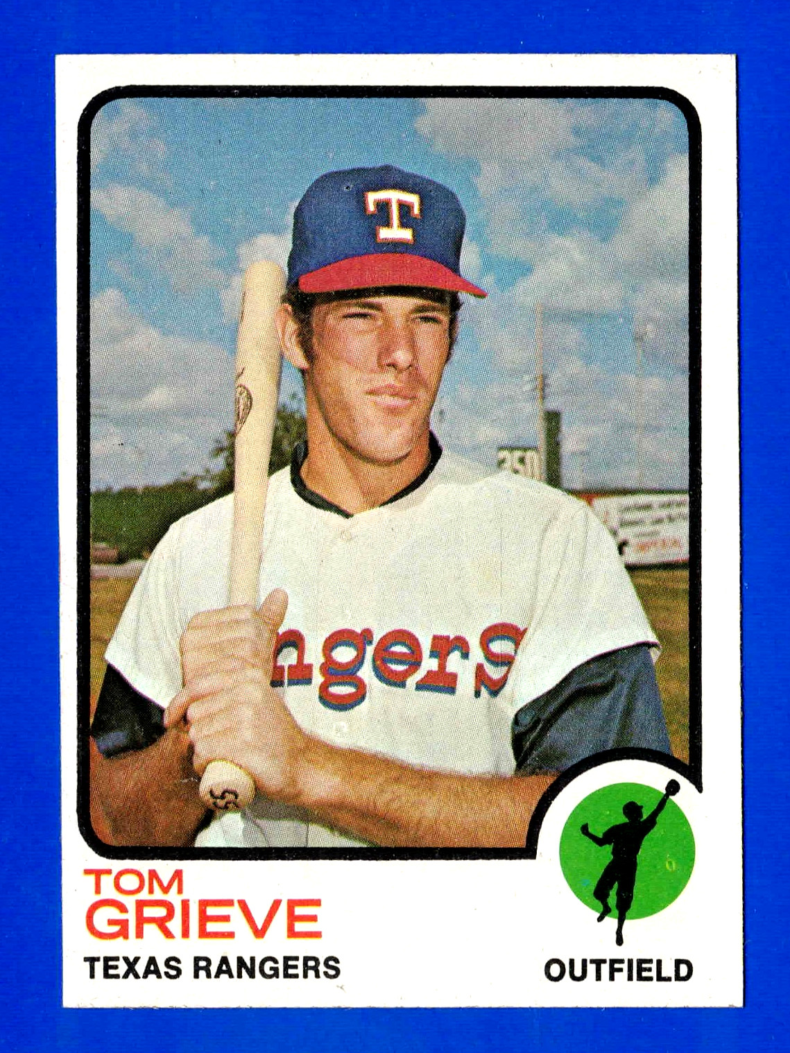 1973 TOPPS #579 TOM GRIEVE TEXAS RANGERS CARD -- NR MINT