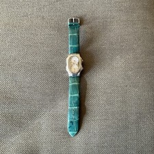 Philip Stein Vintage Dual Time Zone Watch Teslar Running Well