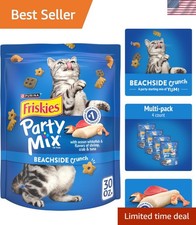 Crunchy Seafood Cat Treats by Purina, Beachside Crunch - Complete Nutrition