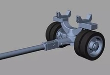 Plastic Model 135 German Towing Dolly Detail-up Parts Pz35402