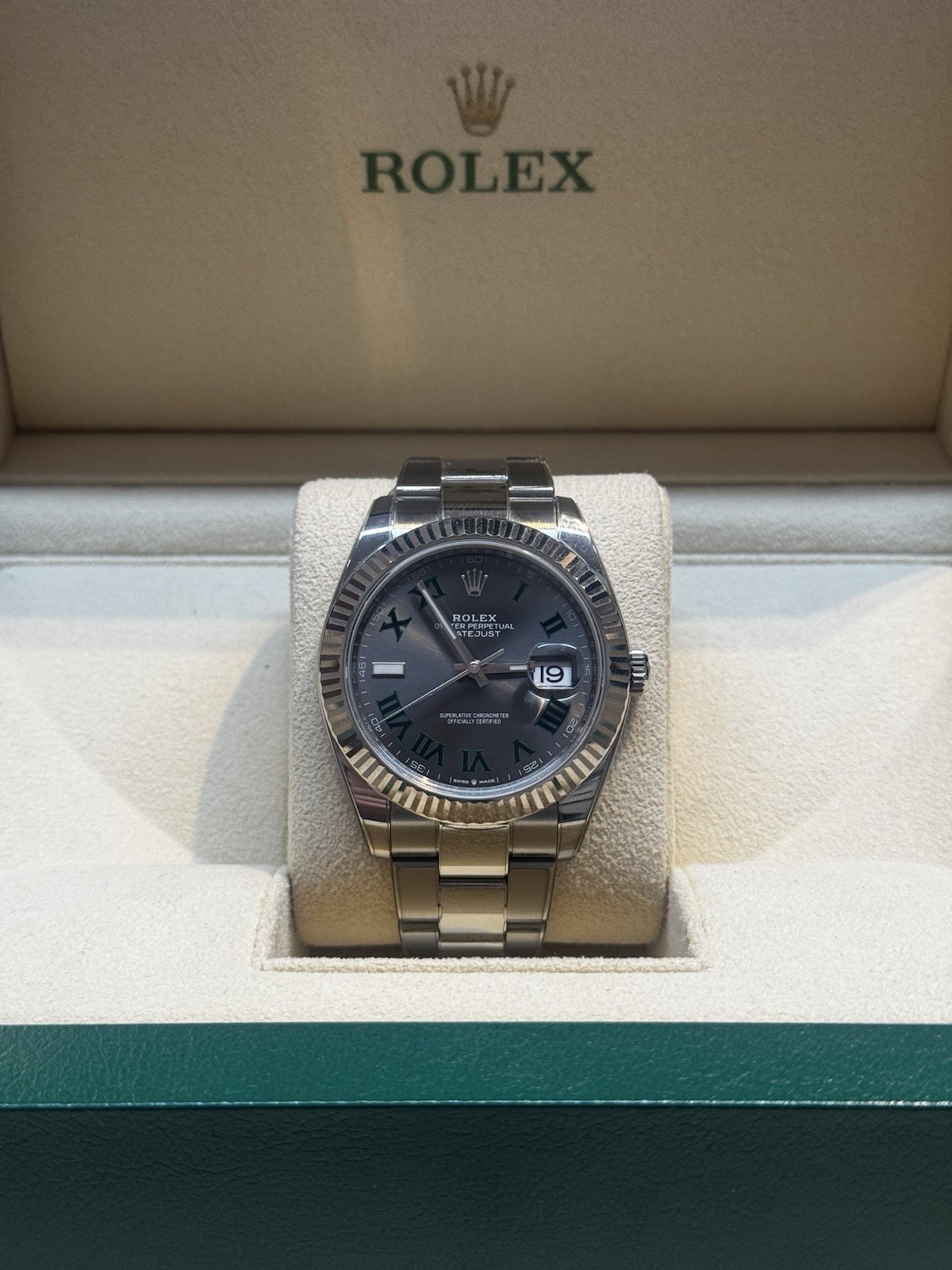 Rolex Datejust 41 126334 2022 Wimbledon Dial
