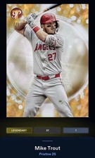 DIGITAL Topps Bunt 2026 Pristine Superfractor Mike Trout Angels Legendary 1/1