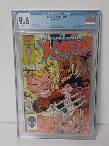 UNCANNY X-MEN #213 CGC Graded 9.6 ~ White Pages