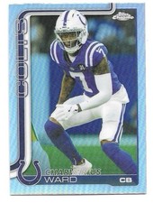 Charvarius Ward Colts 2025 Topps Chrome Refractor CB #129