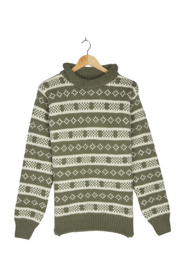 Devold Rollkragenpullover Gr. L Grün Oberteile Oberteile
