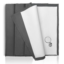 Silver Polishing Cloth 3PC 11x14" Premium 2 Layer Cleaning Fabric for Silver