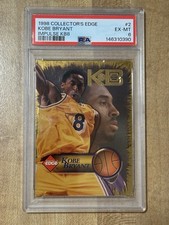 1998 Collector's Edge #2 Kobe Bryant Impulse KB8 PSA 6 EX-MT Los Angeles Lakers