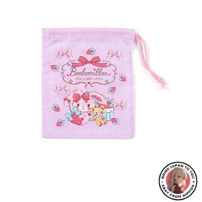 Sanrio Bonbon Ribbon Cup Bag Strawberry