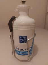 Vintage TA Peugeot Bidon Cycling Water Bottle Retro T.A and Cage
