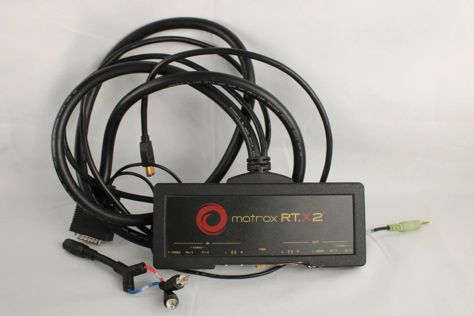 Matrox RT.X2 Breakout Box for Realtime HD Video Editing. No Video Card Untested - Image 4 of 4