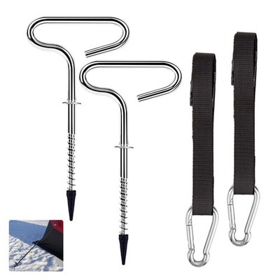 Deluxe Shelter Tie Down Kit 24260 Fit for Eskimo Ice Fishing Tent, Ice Shelte...