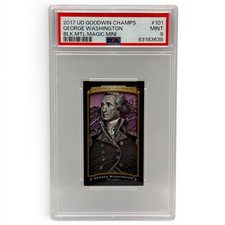 2017 GOODWIN CHAMPIONS BLACK METAL MAGICIAN MINI GEORGE WASHINGTON 9/17 PSA 9