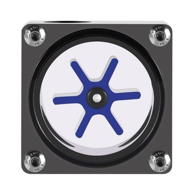 FOSA Flow Meter Indicator for PC Water Cooling System, G1/4 Threaded 6 Impell...