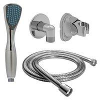 Duschbrause Handbrause Brausekopf Mit Schlauch 200 Cm Halterung Wandanschluss