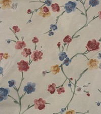 "Tela vintage House 'N Home floral estilo kimono japonés serigrafía por talla x 54"""