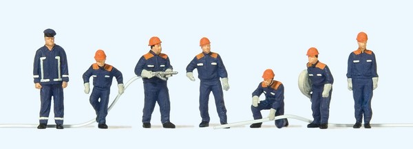 Preiser 10719 H0 MaßStab Jugend Feuerwehr Figuren Set-image