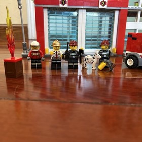 Lego City Fire Station 60004, Complete With Instructions, Used