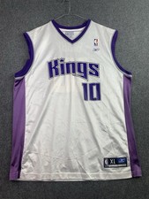 VINTAGE Sacramento Kings #10 Bibby Jersey Reebok Mens XL Basketball