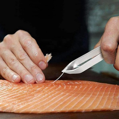 Edelstahl Fischgräten Pinzette Entferner Zange Abzieher Zange Pick-Up Meeresfrüchte T