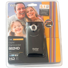 Vivitar 5.1 Mega Pixels 4 x Digital Zoom Digital Camcorder 882HD - NEW