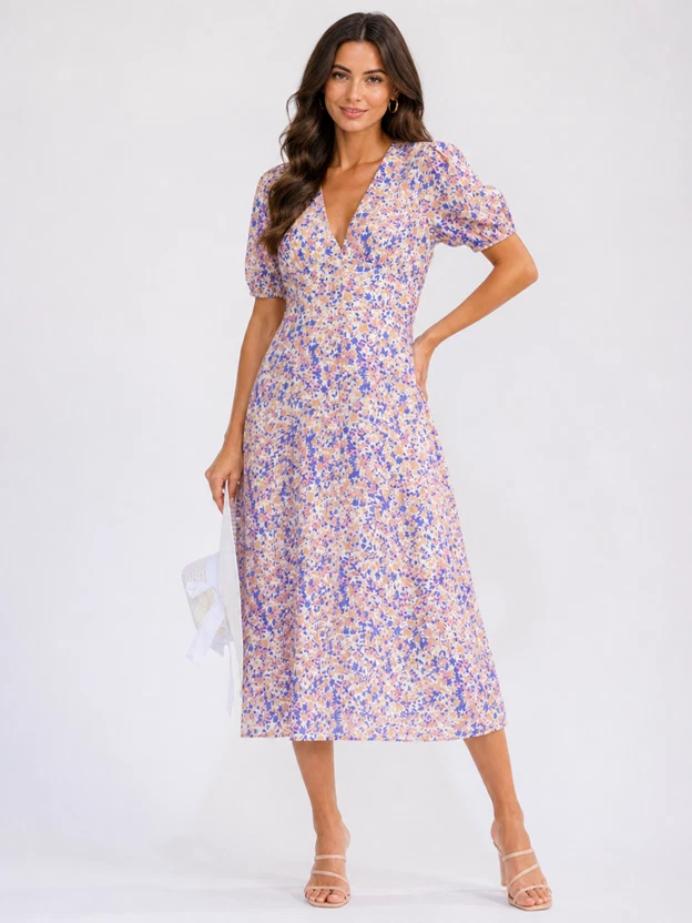 she fashion dresses She Is Olla Nicolette Maxi Dress Raspberry Size S main image 0