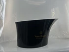 Veuve Clicquot XXL Champagne Bottle Cooler Acrylic Ice Bucket Used Black