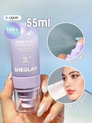 Sheglam LOCK D IN Matte Makeup Setting Spray 16 Stunden Locked In Mattifying Mist