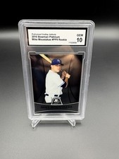 Topps 2010 Bowman Platinum Report Rookie Mike Moustakas Royals Card #PP9 PGA 10. rookie card picture