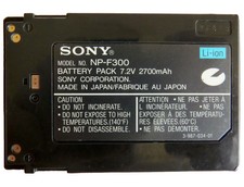 Sony NP-F300 Camcorder Große Akku Lieferzeit 165 Min. für DSR-PD1, DCR-PC7, PC10