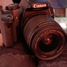 Canon EOS Digital SLR Camera - 18MP, Black, EF-S 18-55mm f/3.5-5.6 IS