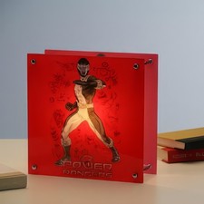 BRAND NEW! DISNEY Studio Collection POWER RANGERS Desk Lamp with Acrylic Panels!