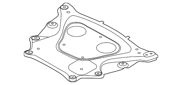 Genuine BMW Suspension Cross-Member Reinforcement 31-10-8-091-162