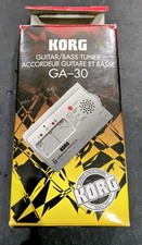 KORG Guitar/Bass Tuner GA-30 New In Box W/Manual Vintage Mint Condition