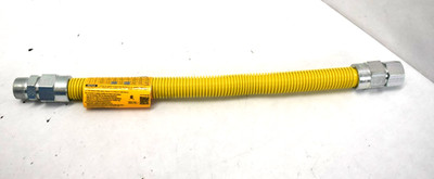 Dormont 376-92-M 1/2'' Gas Connector Stainless Steel NPT 18'' Length ANSI Z21.75