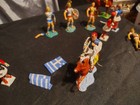 Vintage Elastolin  Hausser Roman Soldier Figures 9 soldiers+2 horses 1960 German — photo 2
