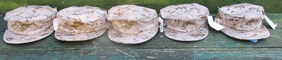 Lot 5 NEW Marine Corps Covers Garrison MARPAT Desert Digital USMC Medium