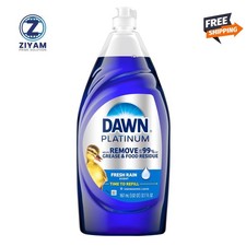 Dawn Platinum Dishwashing Liquid Dish Soap, Refreshing Rain Scent, 32.7 fl oz