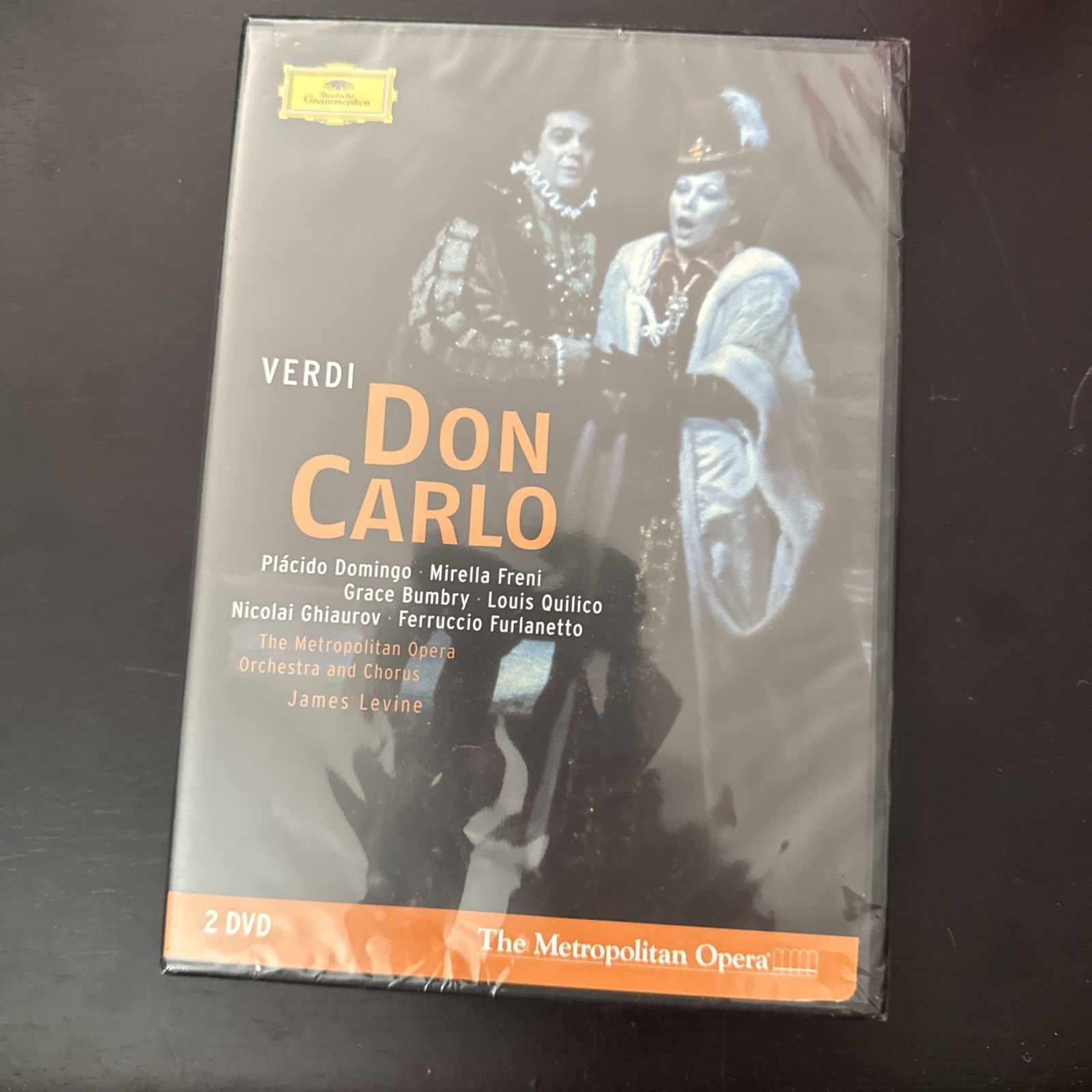 Verdi Don Carlo Metropolitan Opera 2 DVD Set Placido Domingo Mirella Freni- New