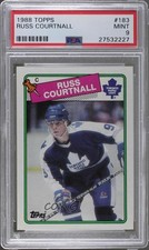 1988-89 Topps Russ Courtnall #183 PSA 9 MINT g6p