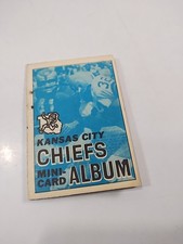 1969 Topps Football Mini-Card Stamp Album #22 Kansas City Chiefs with 8 Stamps 