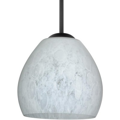 Besa Lighting 1BT-412219-LED-BK Bolla LED Black Cord Pendant Ceiling Light