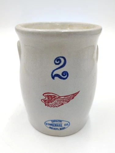 Union Stoneware Co. Red Wing #2 Crock Candle Burner Wax Warmer