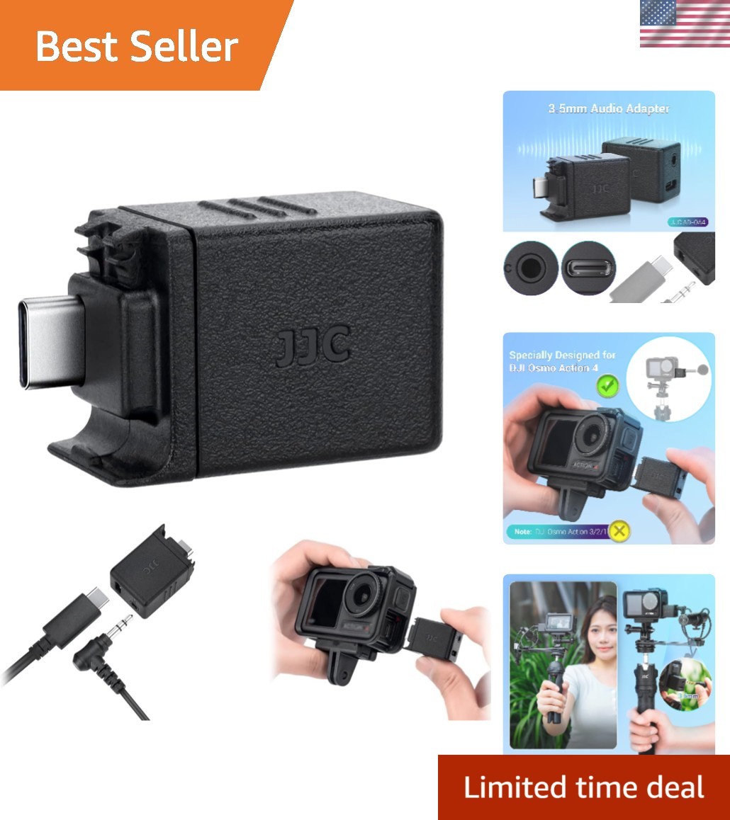 DJI Osmo Action Pro Mic Adapter – Input with Type-C