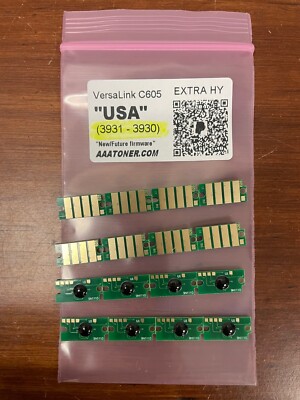 16 Toner Chip (3931 - 3930) Refill for Xerox VersaLink C605 Printer 