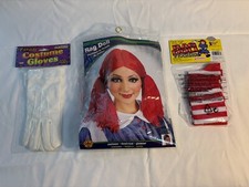 3 piece Rag Doll Costume Accessories Raggedy Ann Halloween