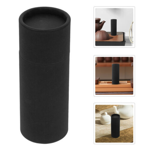 15pcs Kraft Paper Round Tube Boxes With Lids Ideal For Tea Perfume