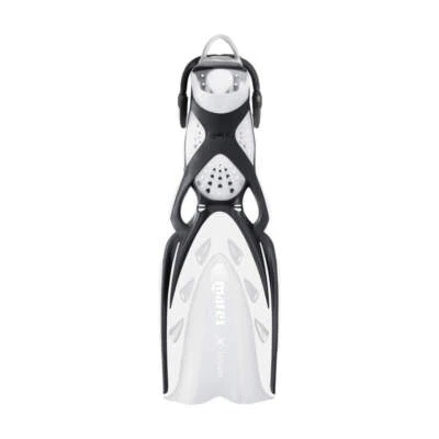 Mares X-Stream Open Heel Scuba Diving Dive Fins - Black/White - All Sizes